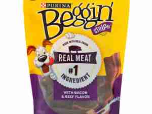 BEGGIN' STRIPS Bacon Beef Snacks para Perros- 170 gr.