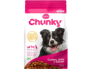 Chunky Cordero, Arroz y Salmón para Perros Adultos