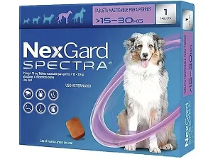 Nexgard Spectra para perros de 15 a 30 Kg